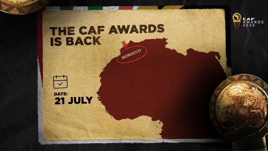 Football : Les CAF Awards De Retour Le 21 Juillet Avec Un Nouveau ...